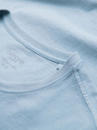 BASIC men's classic cotton T-shirt - light blue V19 OM-TSBS-0236