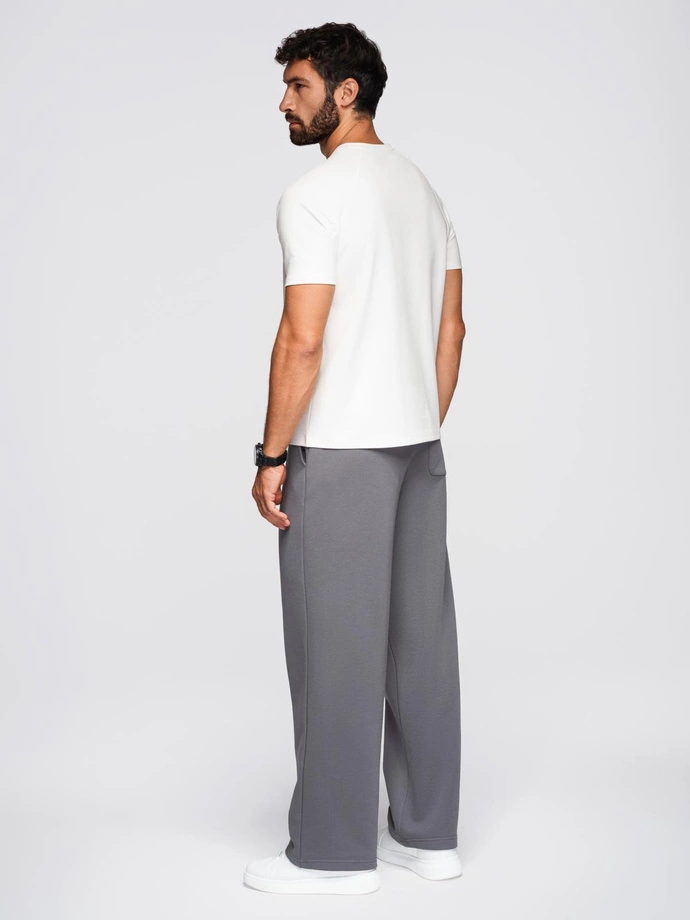 Men's COMFORT FIT T-shirt with raglan sleeves - off-white V1 OM-TSCT-0240