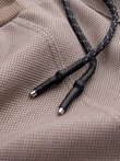 Pantaloni de trening bărbătești din tricot structurat - cafea V2 OM-PASK-0211