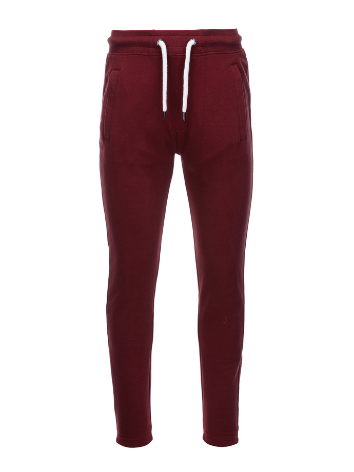 Men's sweatpants - burgundy P946