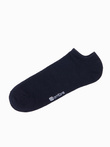 Men's foot socks 3-pack - navy blue V1 OM-SOSS-0102