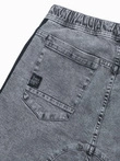 Pantaloni scurti din denim barbati - gri W363