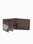 Men's leather wallet - brown A092