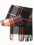 Men's scarf - grey/white A408