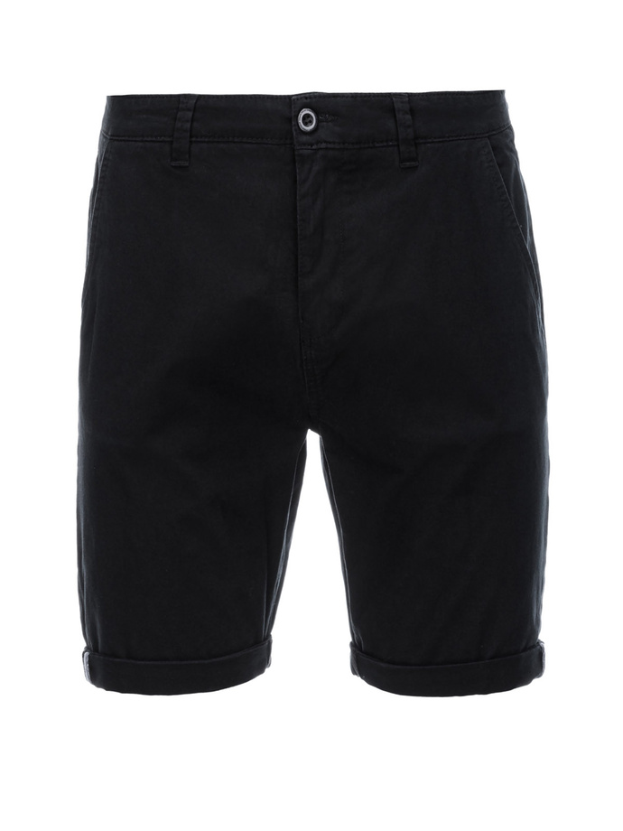 Pantaloni scurți chino pentru bărbați - negru V12 W243
