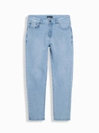 Pantaloni din denim CARROT FIT pentru bărbați cu frecare subtilă - albastru deschis V2 OM-PADP-0162