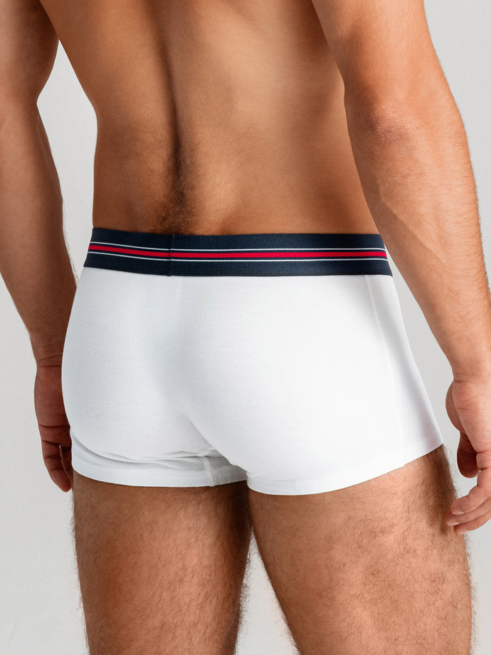 Boxeri clasici pentru bărbați cu bandă elastică în dungi - pachet de 3 mixuri OM-UNBO-0109