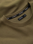 BASIC men's cotton non-stretch sweatshirt - olive V2 OM-SSBN-0159