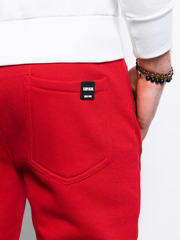 JOGERRY men's sweatpants - red V12 OM-PABS-0134