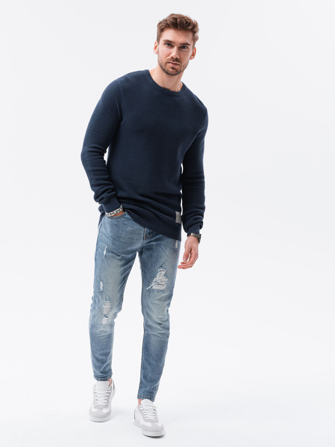Men's sweater - dark blue E185