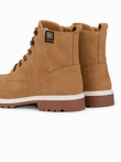 Men's winter shoes trappers - beige T314