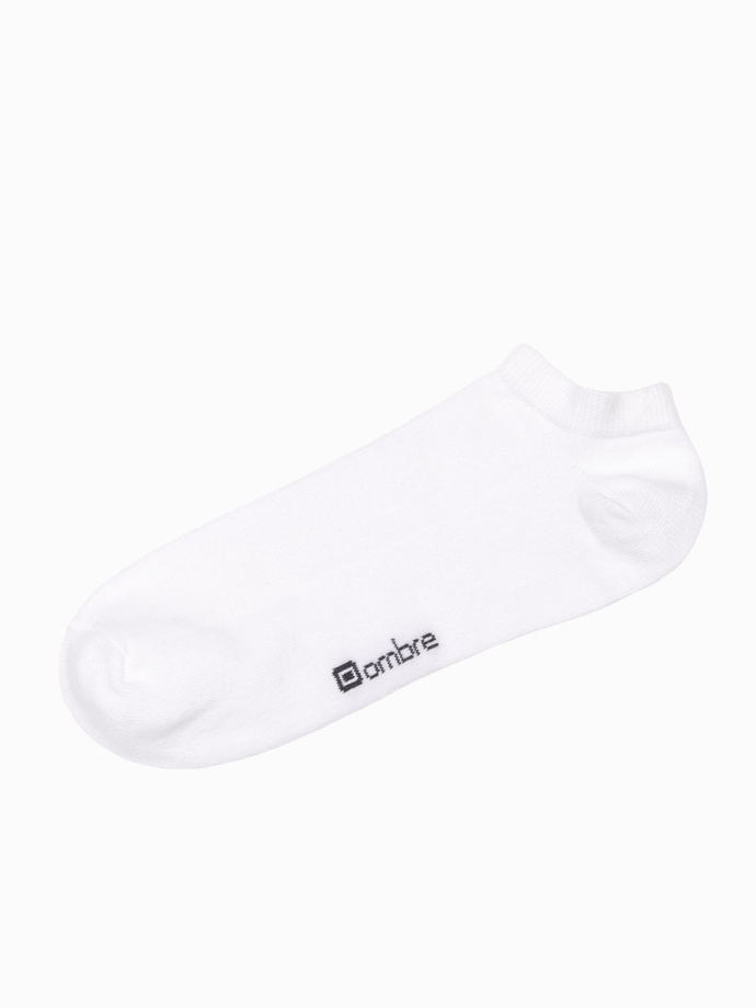 Pánské ponožky na nohy 3-pack - bílé V4 OM-SOSS-0102