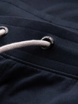Pantaloni scurți de trening cu picior rotunjit pentru bărbați - albastru marin V7 OM-SRSK-0105