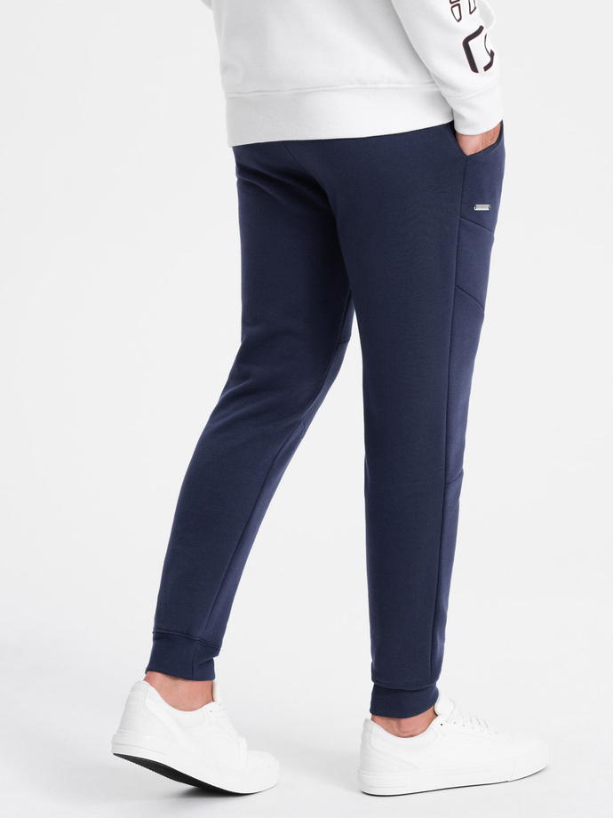Pánske tepláky joggers - tmavomodré V4 OM-PASK-22FW-008