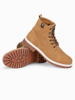 Men's winter shoes trappers - beige T314
