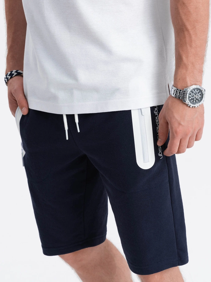 Men's sweatshorts - navy V4 W239