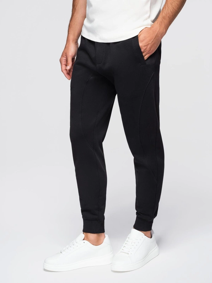 Pánske tepláky jogger - čierne V5 OM-PABS-0173