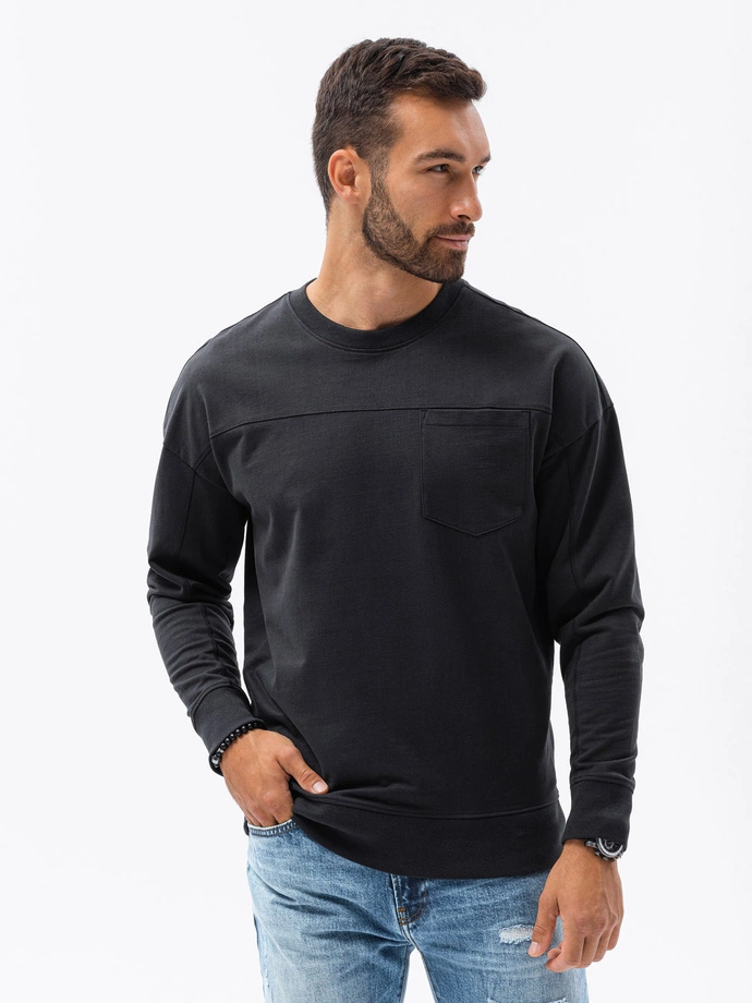 Men's sweatshirt - black B1277