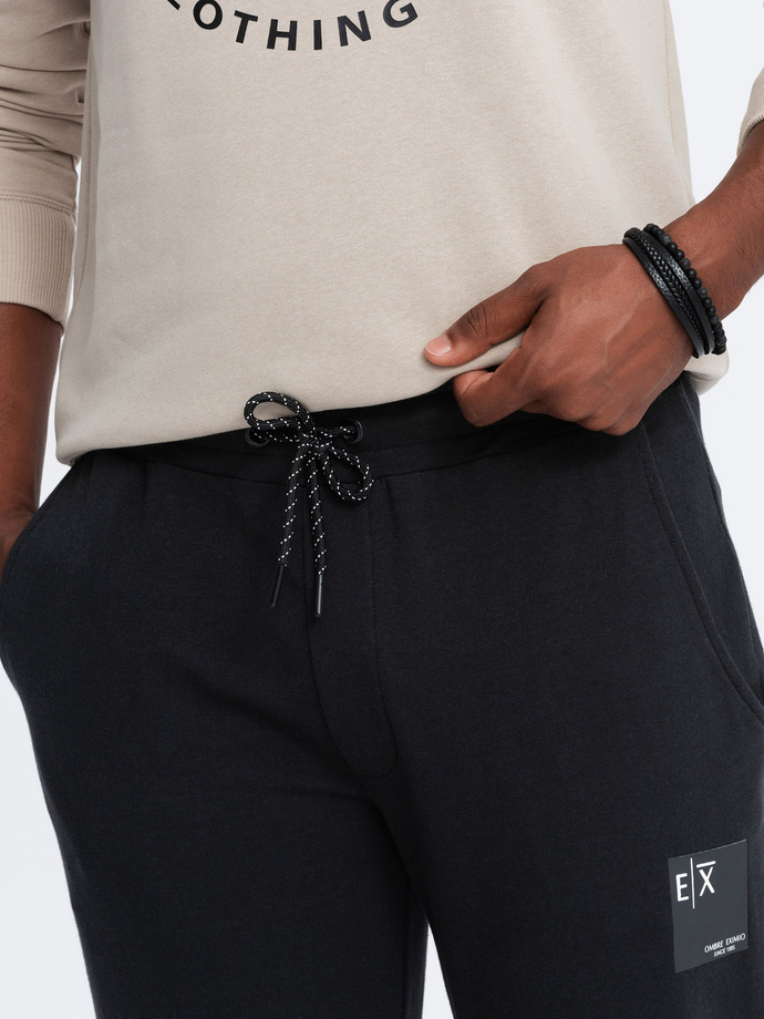 Men's logo sweatpants - black V1 OM-PASK-0167