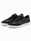 Príležitostné pánske tenisky OLDSCHOOL topánky - black V2 OM-FOCS-0104