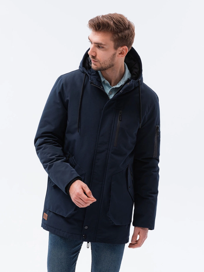 Men's winter jacket - navy C534