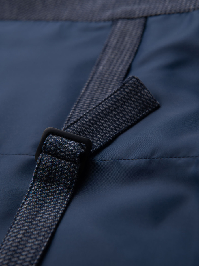 Elegantiška "Tailored" vyriška trikotažinė liemenė - tamsiai mėlyna V1 OM-BLZV-0147