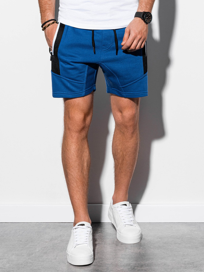 Men's sweatshorts - blue W240