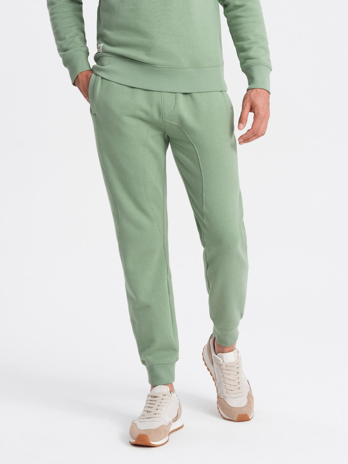 Set trening bărbați hanorac + joggers - verde V3 Z79