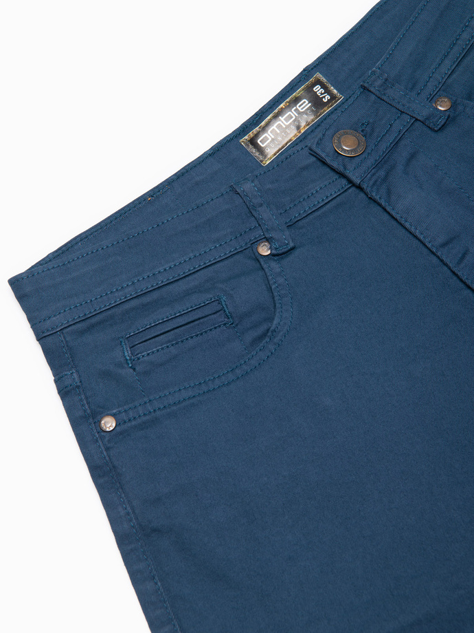 Men's CHINO shorts - dark blue V8 OM-SRDS-0103
