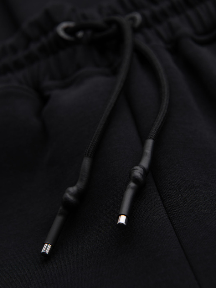 Pantaloni de trening bărbătești din tricot structurat - grafit V5 OM-PASK-0211