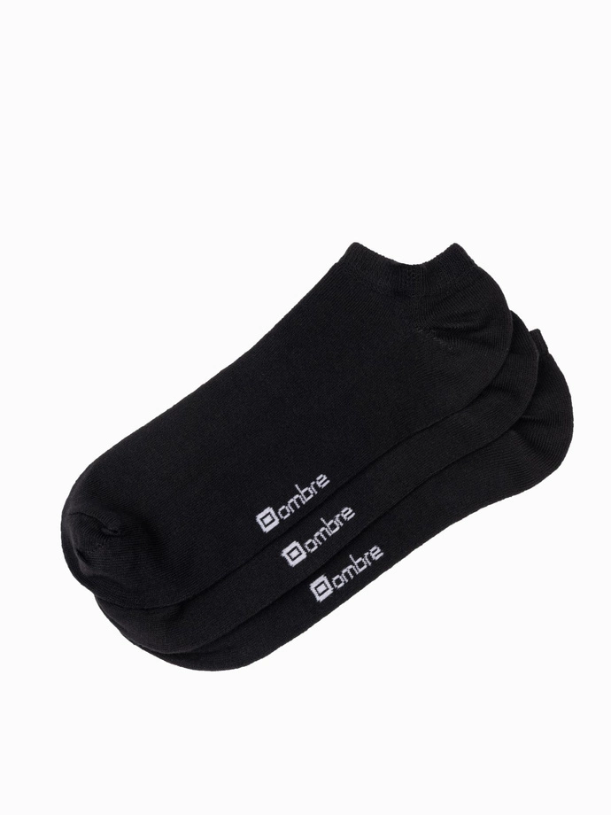 Men's foot socks 3-pack - black V2 OM-SOSS-0102