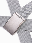 Men's belt of sash - gray A029