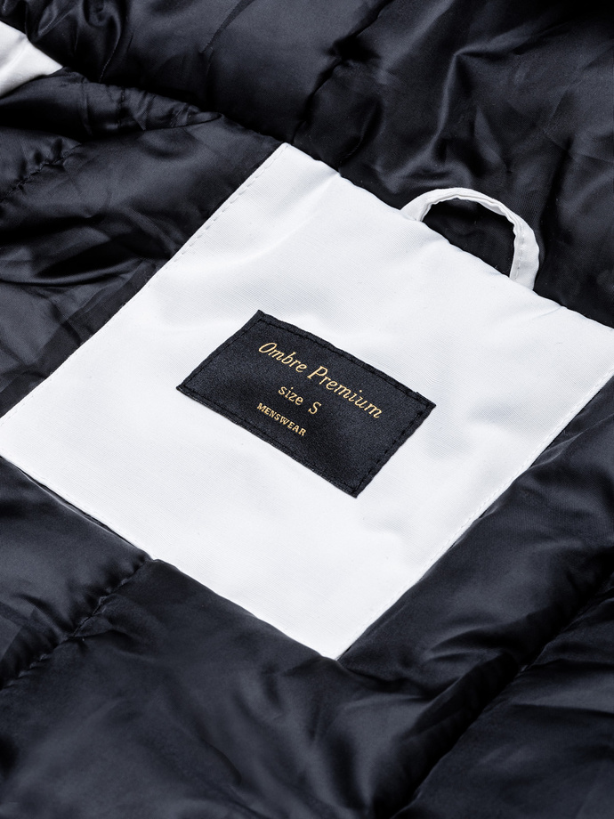 Pánska zimná bunda - biela C450