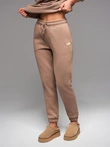 UNISEX tracksuit set in athleisure style with pants and sweatshirt - brown V16 Z109