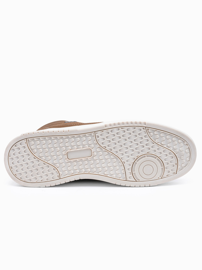 Men's casual sneakers - brown T418