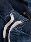 Pantaloni JOGGERY marmorat pentru bărbați cu cusături - albastru V1 OM-PADJ-0108