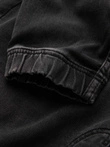 Pantaloni de jogger din denim pentru bărbați - negru P907