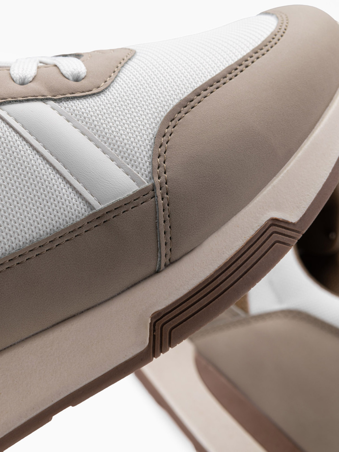 Men's mesh sneaker shoes - sand V1 OM-FOSL-0153