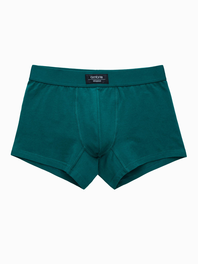 Pánske jednofarebné boxerky BASIC s elastanom - 3 balenia OM-UNBB-0106