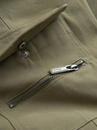 Men's STRAIGHT LEG cargo pants with zippered pockets - olive V2 OM-PACG-0204