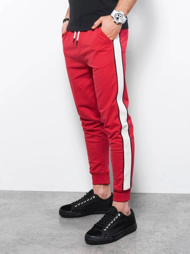 Men's sweatpants - red P951