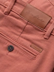 Men's denim classic shorts with rolled up leg - coral V6 OM-SRDS-0162