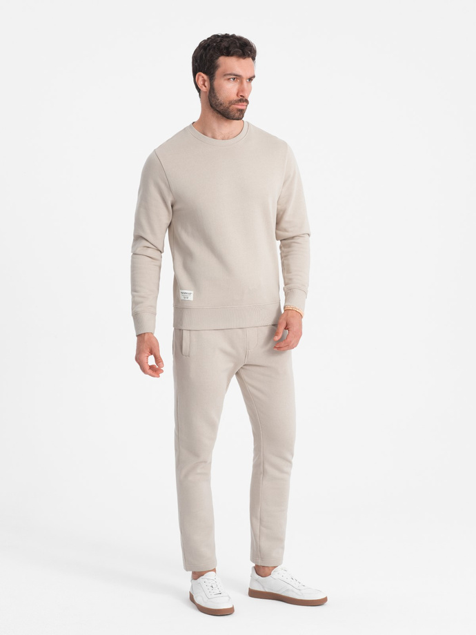 Set trening bărbați hanorac + pantaloni - cenușă V1 Z78