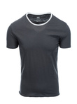 Men's plain t-shirt - dark grey S1385