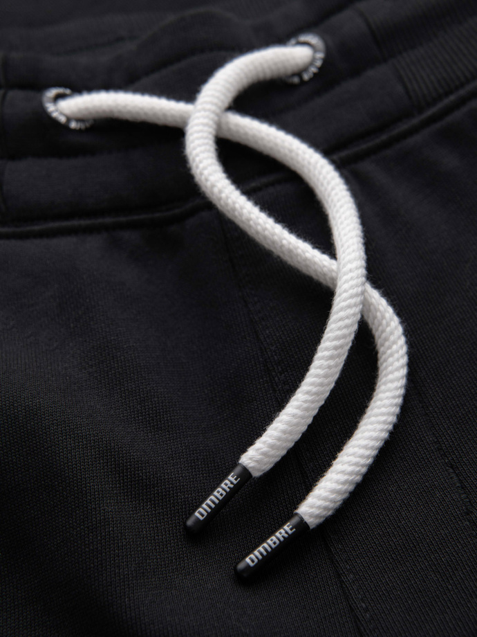 Men's jogger sweatpants - black V5 OM-PABS-0173