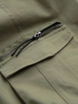 Pantaloni cargo STRAIGHT LEG pentru bărbați cu broșă triunghiulară pentru buzunare - olive V2 OM-PACG-0196