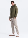 Men's mid-season jacket - olive C601