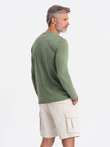 Men's unprinted longsleeve - olive V2 L131