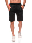 Men's short sweat shorts 524W - black