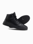 Men's insulated sneaker boots with high upper - black V6 OM-FOSH-0139